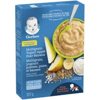 Gerber banana top rice cereal