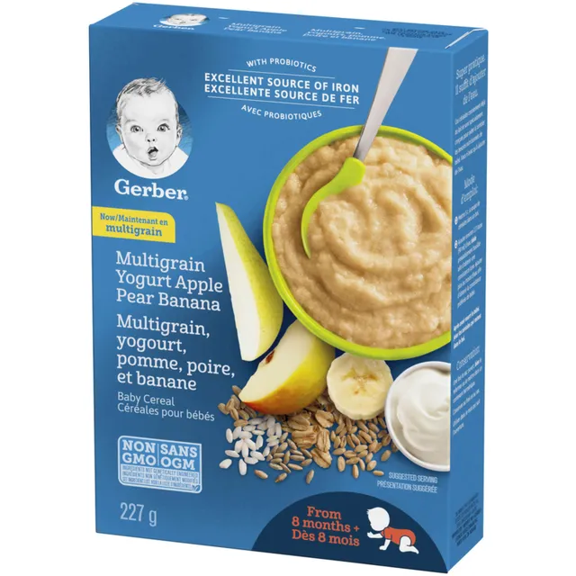 Gerber Stage 4 Multigrain Apples Oranges Baby Cereal Hillside