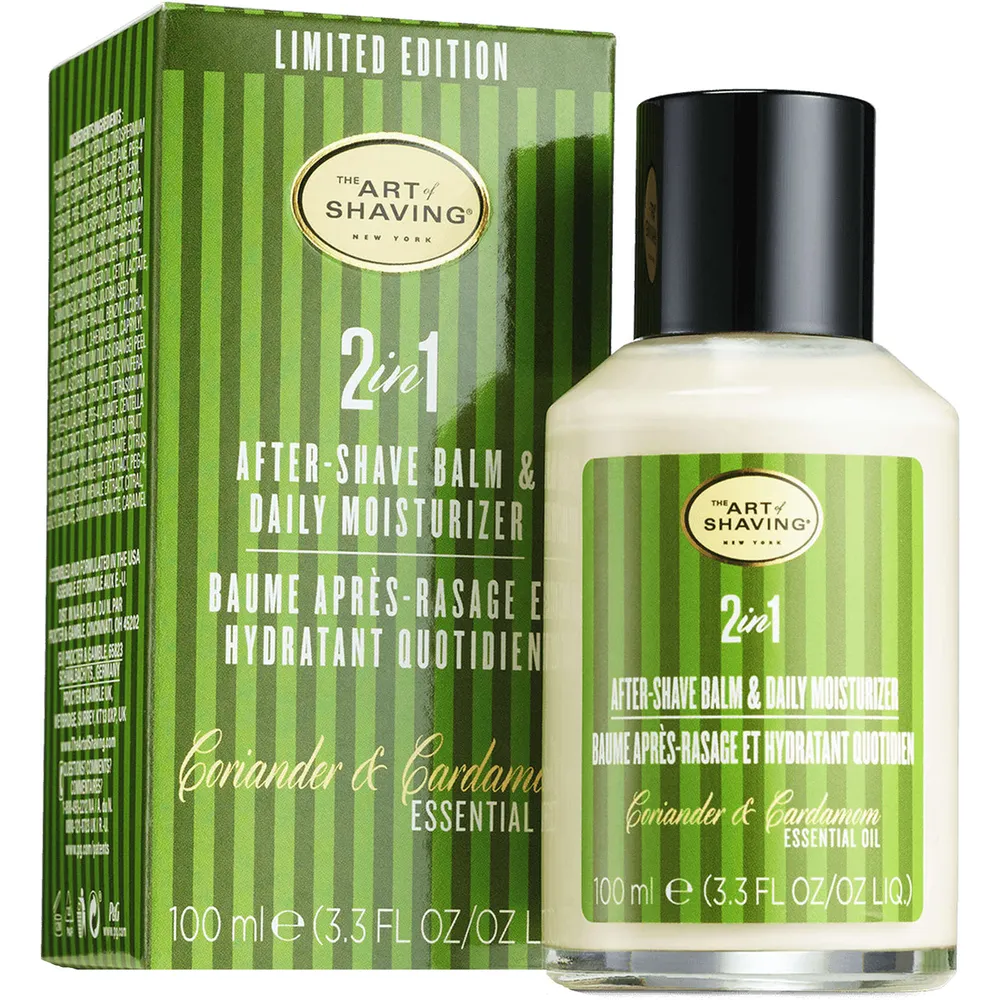 The Art of Shaving Coriander and Cardamom AfterShave Balm The Pen Centre