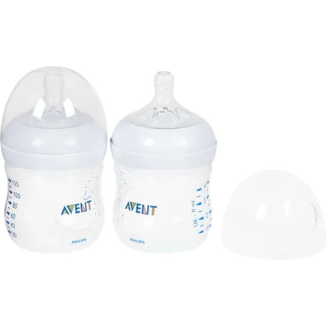 Avent Natural Baby Bottles Clear 4oz 2pk SCF010 27