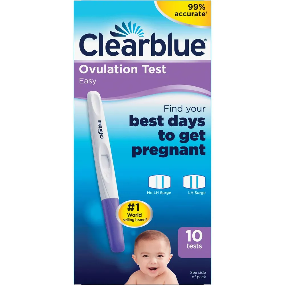 Clearblue Easy Ovulation Predictor Kit, 10 Ovulation Tests Hillside