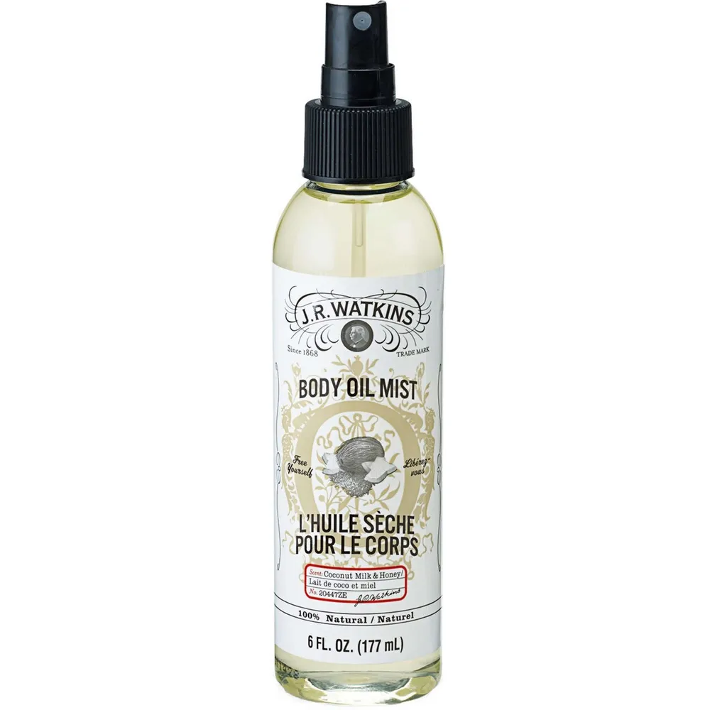 J.R.Watkins Coconut Milk & Honey Body Oil Mist The Pen Centre