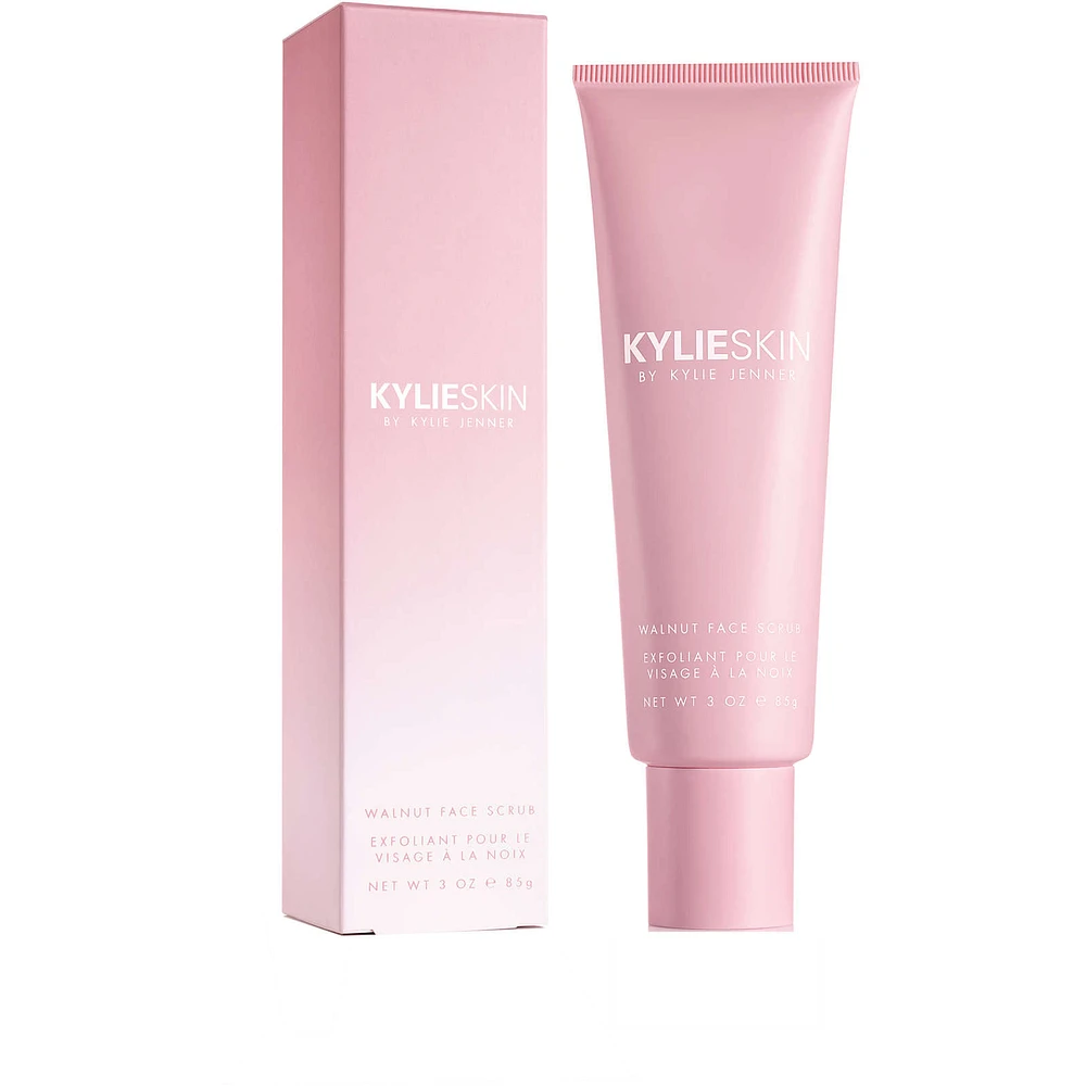 KYLIE COSMETICS Walnut Face Scrub, gentle exfoliation, soft & radiant