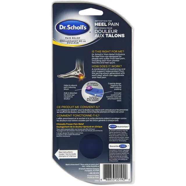 Dr. Scholl s Pain Relief Orthotics For Plantar Fasciitis Women s