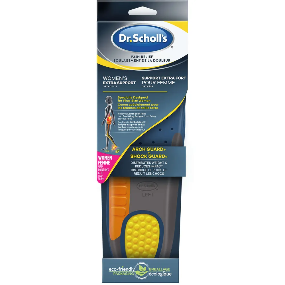 Dr. Scholl s Pain Relief Extra Support Orthotics Women s Sizes