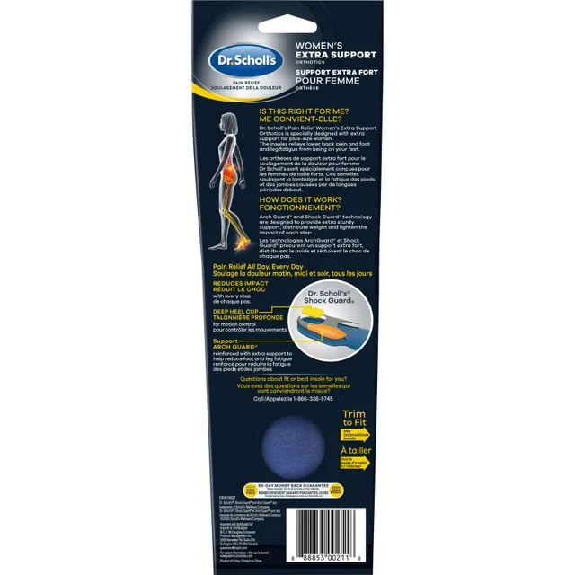 Dr. Scholl s Pain Relief Orthotics For Plantar Fasciitis Women s Sizes 6 10