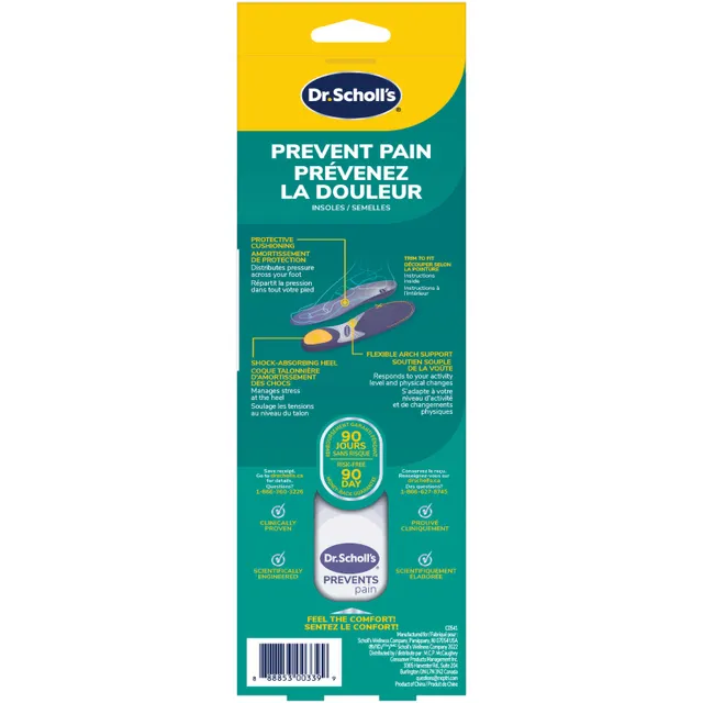 Scholl ball of foot sales & arch pain relief insoles