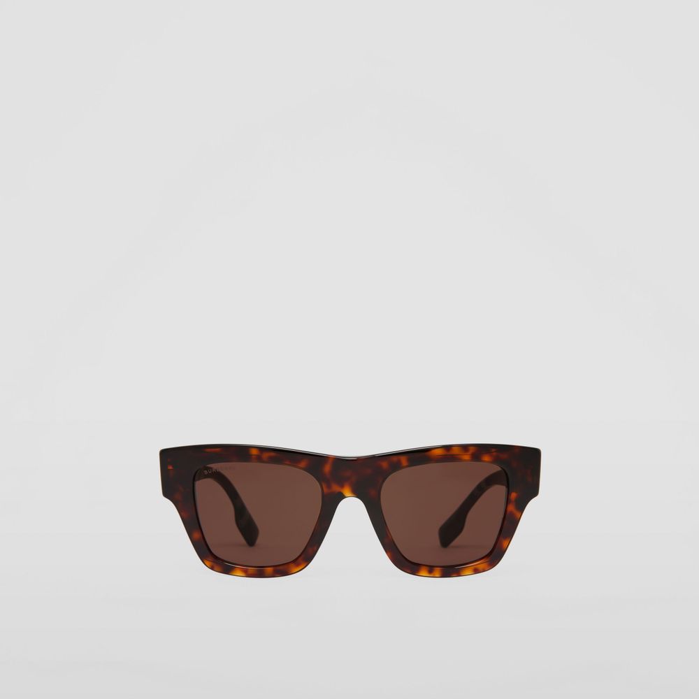 Burberry Square Frame Sunglasses In Dark Tortoiseshell Men Burberry® Official Mall Of America® 1293