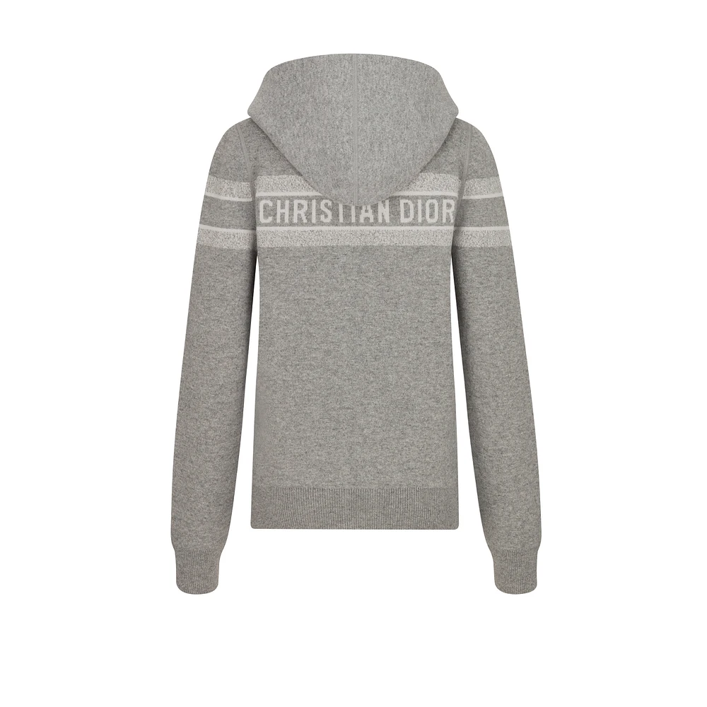Dior｜HOOD/ZIP-UP (513J626A0978 900) Dior Black Oblique Quilted Hoodie | INC STYLE