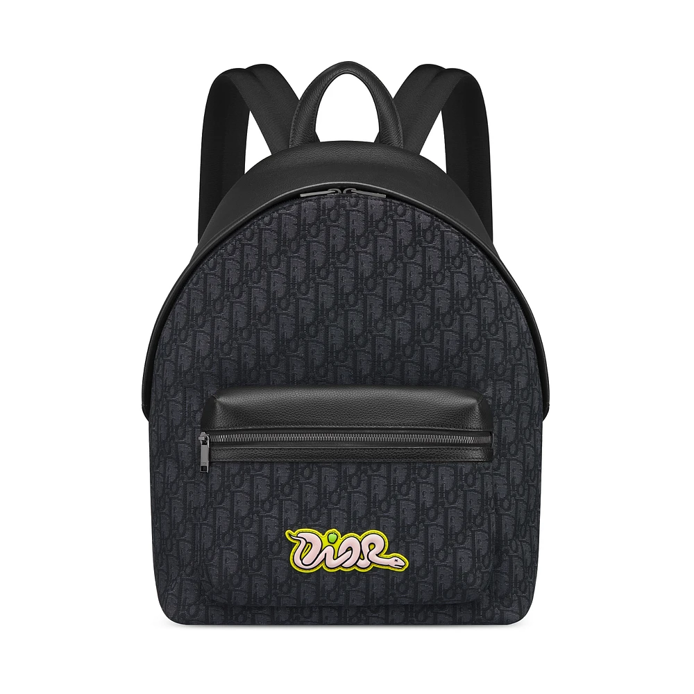 【おしゃれ/身軽♪】DIOR AND KAWS Rider 2.0 ベルトバッグ DIOR AND KAWS Rider 2.0 Belt Bag Black Dior Oblique Jacquard