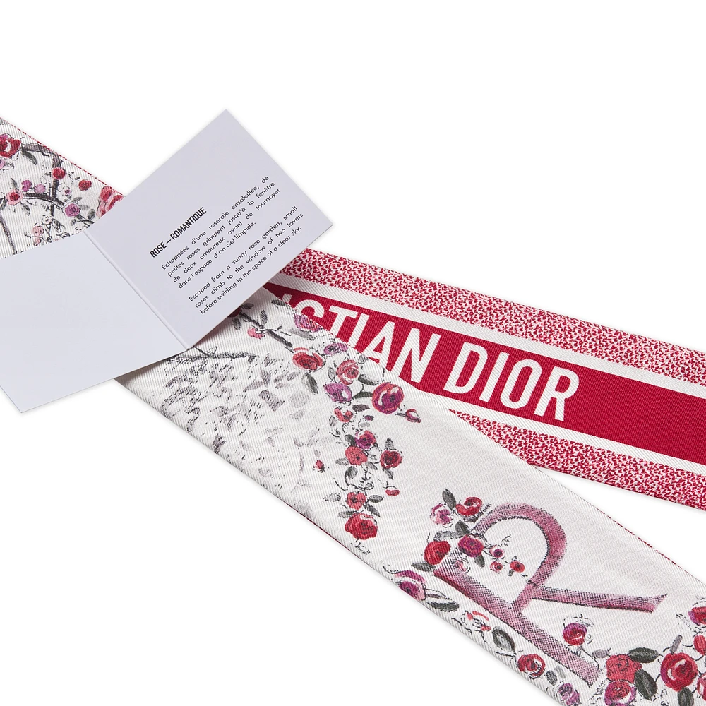【無料郵送/関税込/正規品】 (W) Dior Abcdior R Rose Romantiqu Dior ABCDior R Rose - Romantique Mitzah Scarf at Mall of