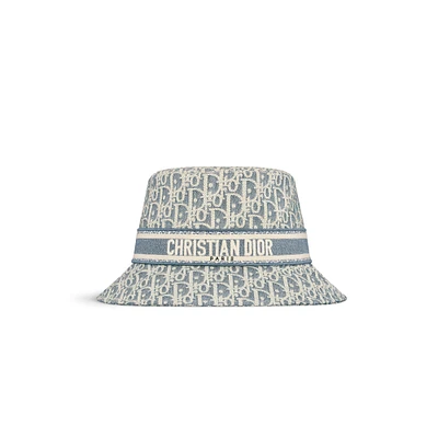 【関税&送料込】Dior D-Bobby Toile De Jouy Scotland Dior D-Bobby Toile de Jouy Scotland Small-Brim Bucket Hat at