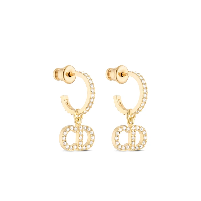 【直営・関税送料込】Clair D Lune Earring Clair D Lune Earrings Silver-Finish Metal with White