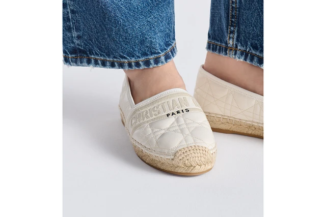 23AW【Dior】ESPADRILLE DIOR GRANVILLE エスパドリーユ Dior Granville Espadrille Stone Gray Dior Oblique