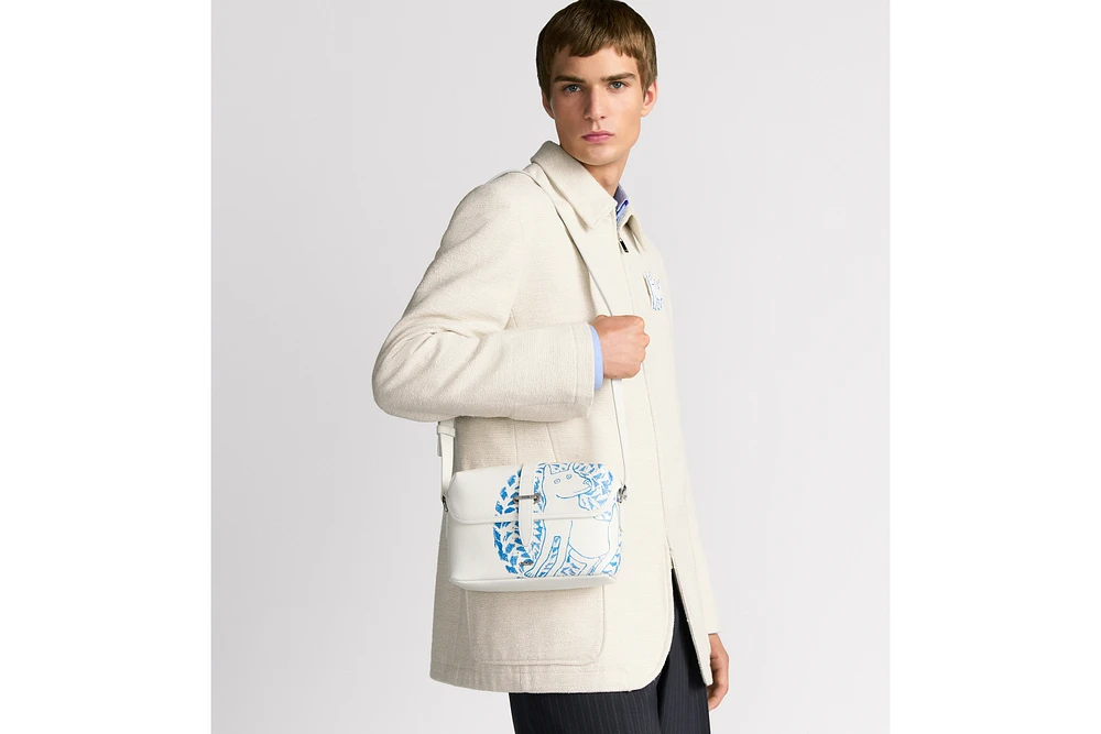 DIOR AND HYLTON NEL Dior Normandie Messenger Bag with Flap