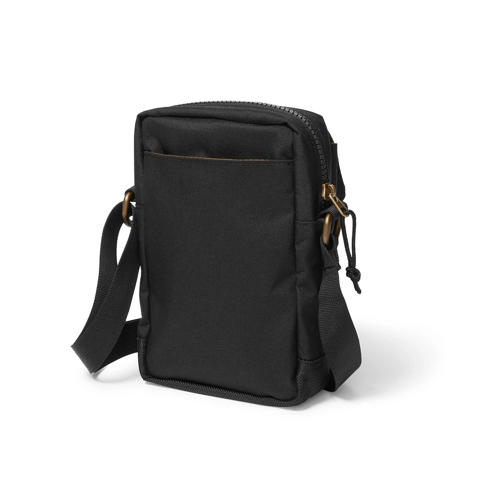 ☆BADBLOOD☆ Mini Bean Cross Bag Black All Black Small Woven Crossbody Bag - Black Leather | Tin
