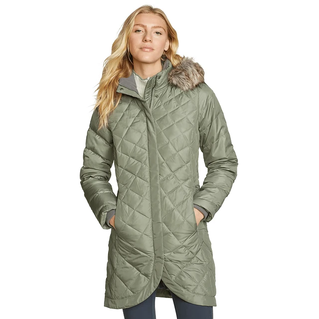 Warm Waterproof Parka With Tulip Hem Eddie Bauer Women's Elysa
