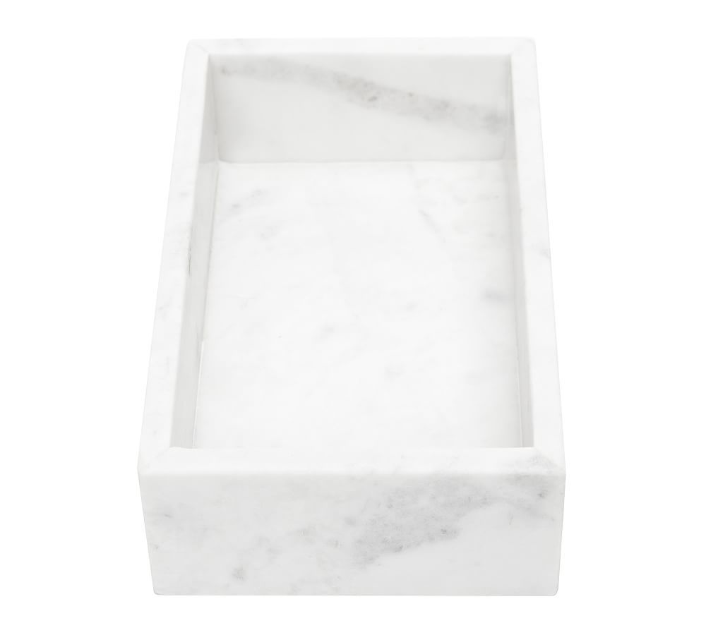Pottery Barn Caravan Marble Napkin Holder Tray The Summit