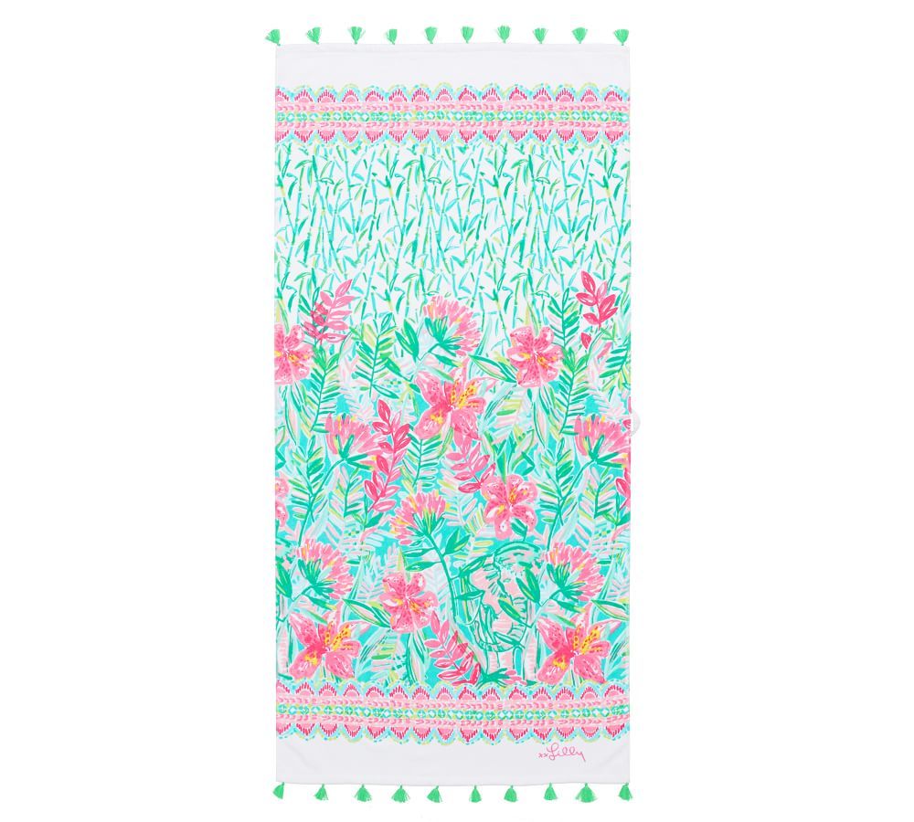 Pottery Barn Lilly Pulitzer Jungle Lilly Beach Towel The Summit