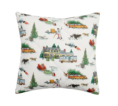 Pottery Barn National Lampoon's Christmas Vacation Percale store Pillow Case Only -