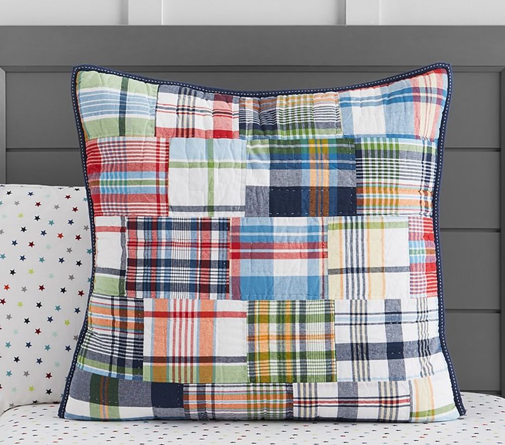 Pottery barn hotsell madras crib bedding