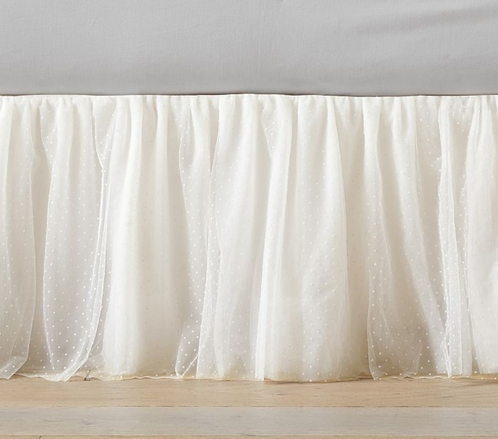 Pottery barn crib skirt sale