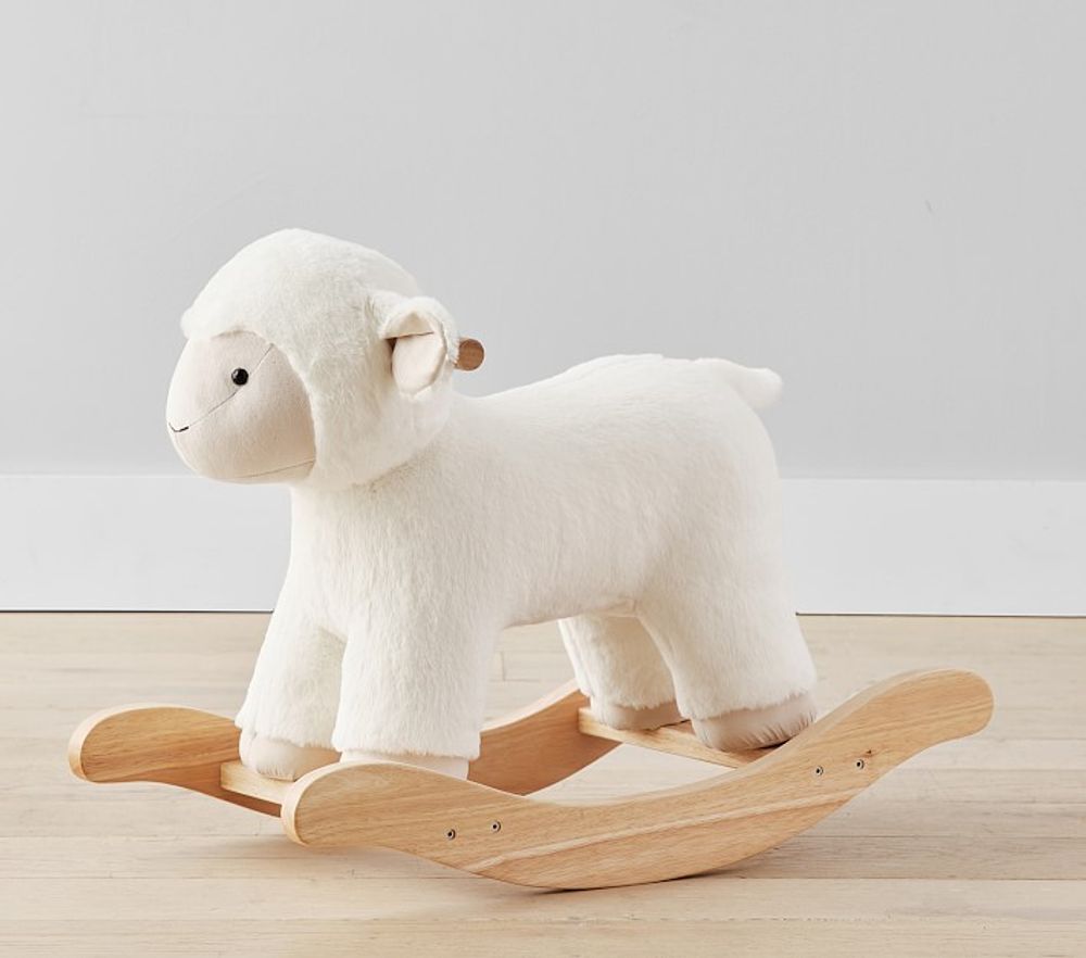 Lamb store plush rocker