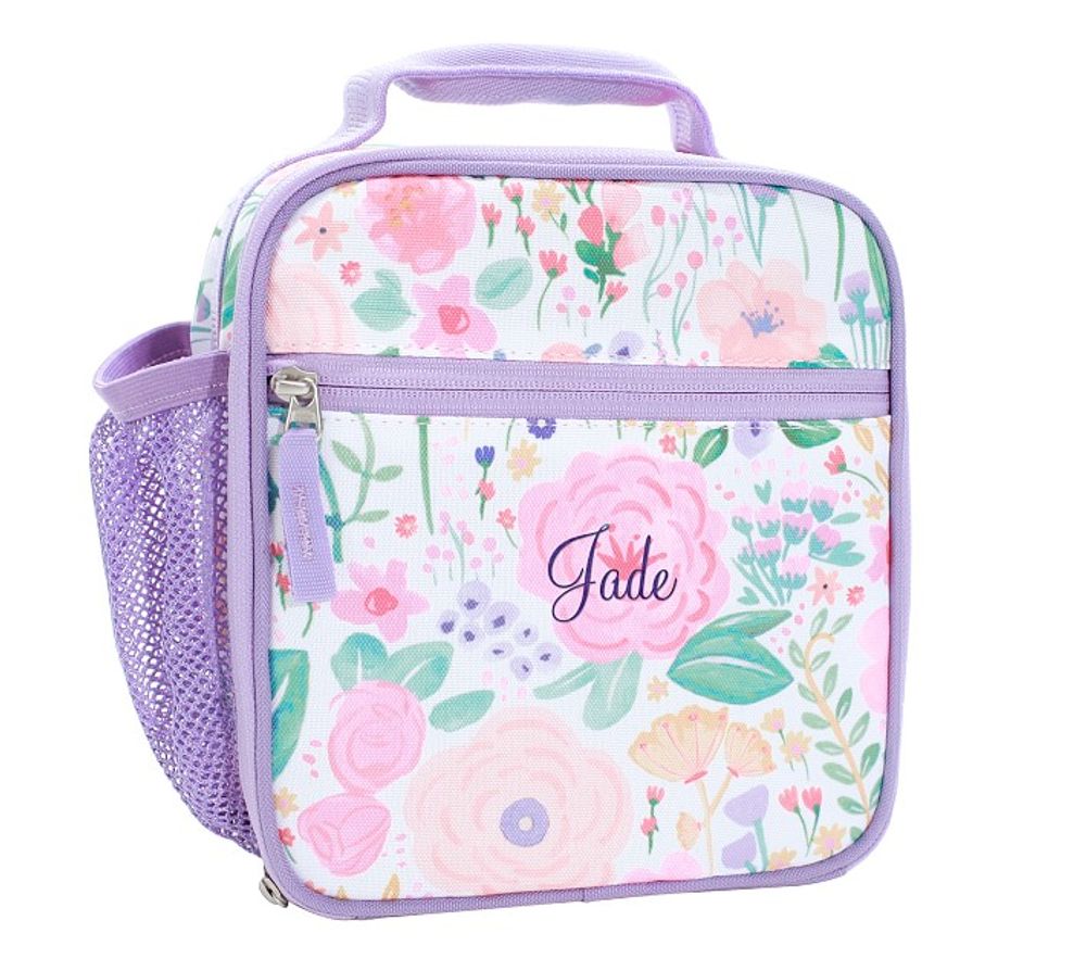 Mackenzie purple cheap flower bouquet backpack