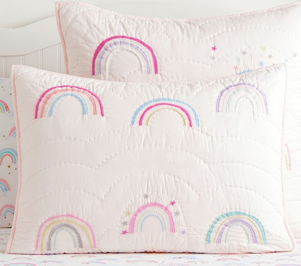 Pottery Barn Kids Molly Rainbow Quilt Shams The Summit