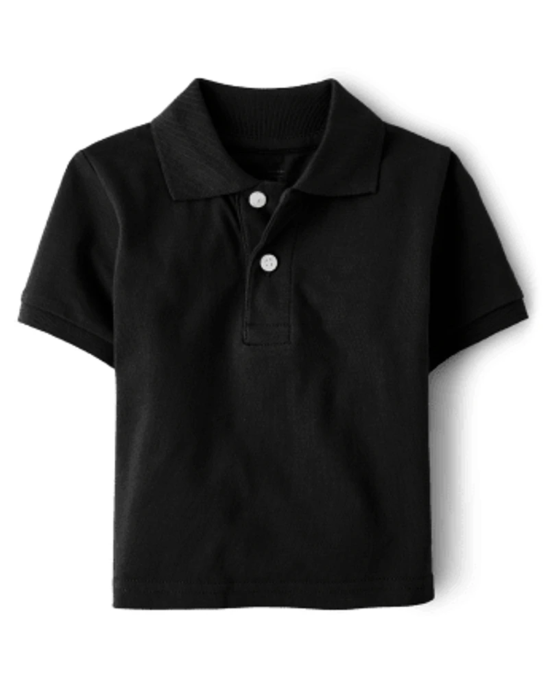 The Children s Place Baby And Toddler Boys Uniform Pique Polo