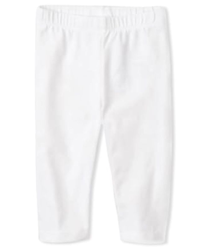 Toddler white capri leggings clearance