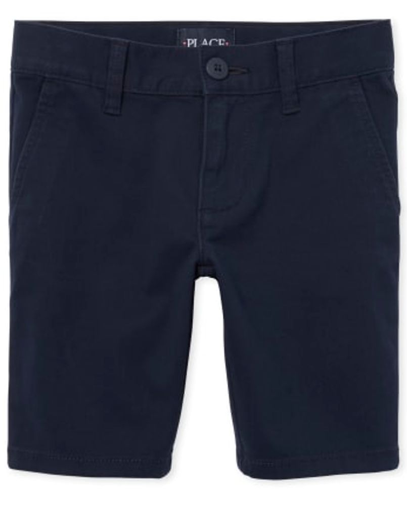 The Children s Place Girls Uniform Stretch Chino Shorts Hamilton
