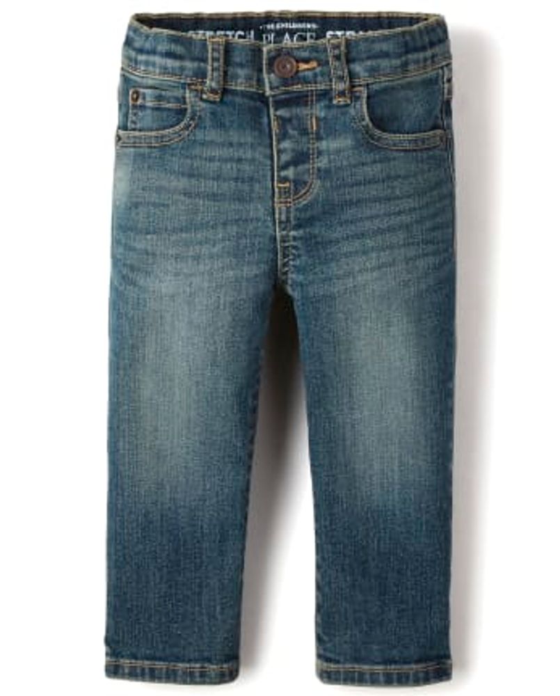 The Children s Place Baby And Toddler Boys Stretch Straight Jeans