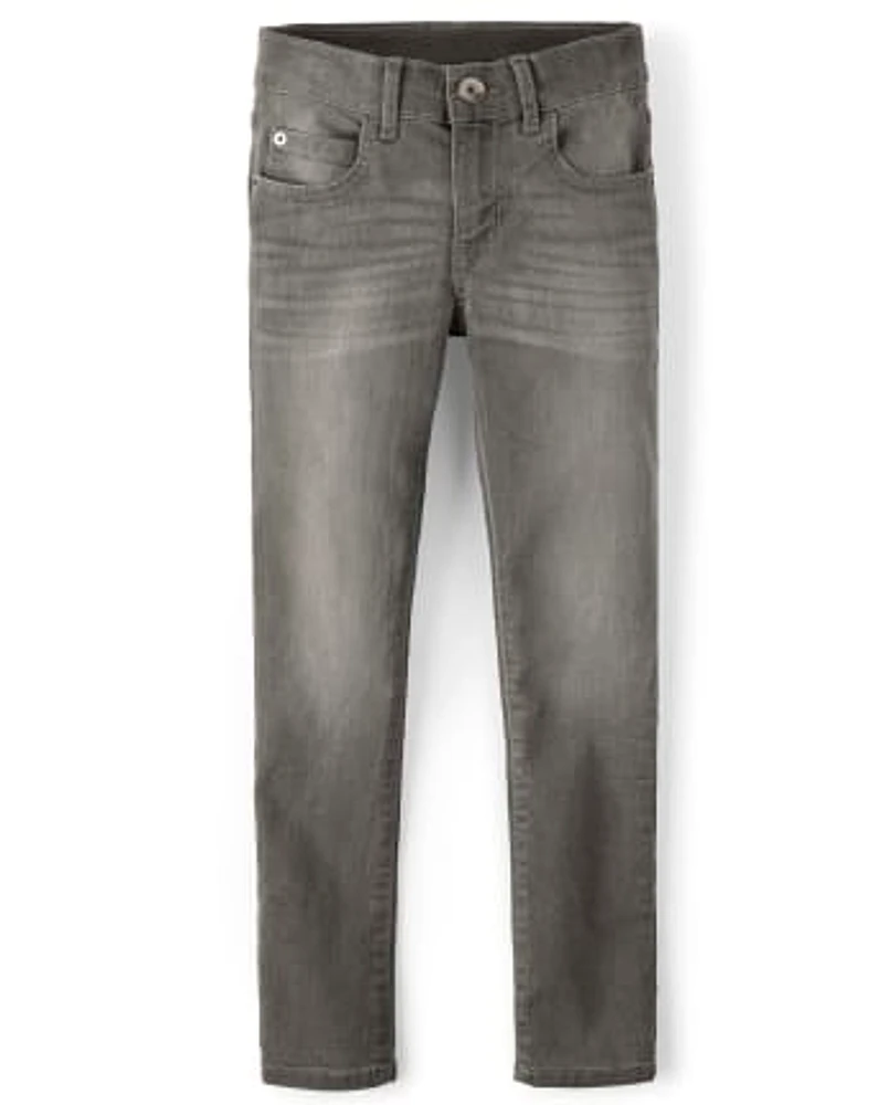 Boys husky hotsell white jeans