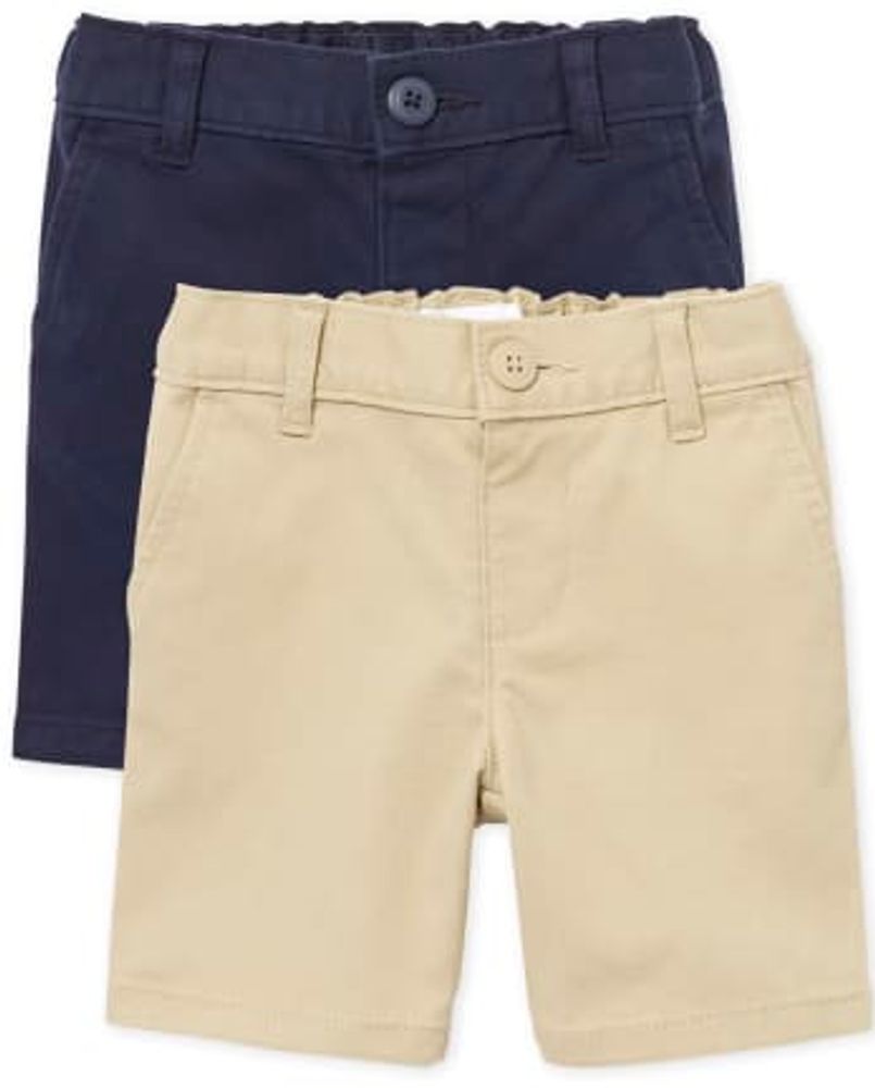 The Children s Place Toddler Girls Uniform Stretch Chino Shorts 2