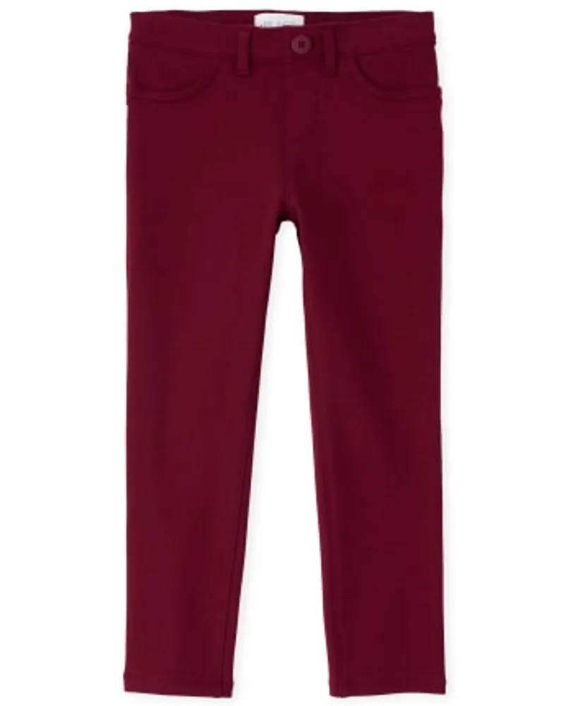 The Children s Place Girls Uniform Ponte Knit Pull On Jeggings