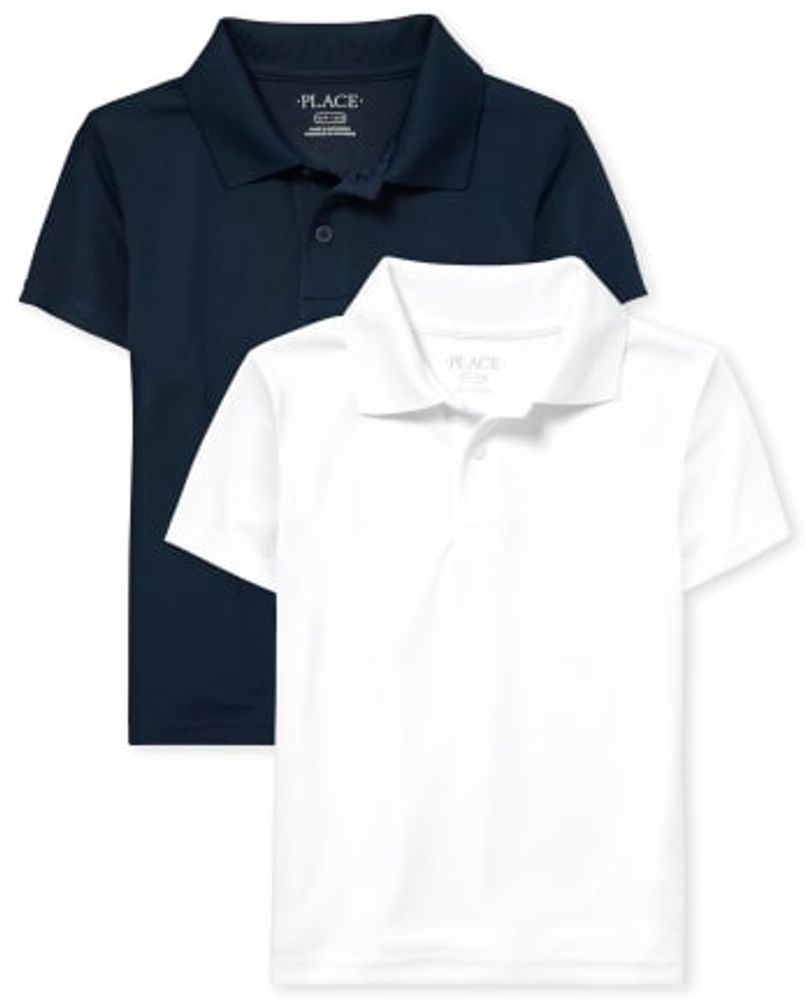 Boys uniform discount polos
