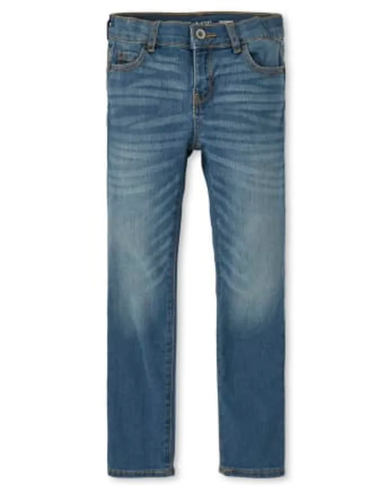 Boys husky white hotsell jeans
