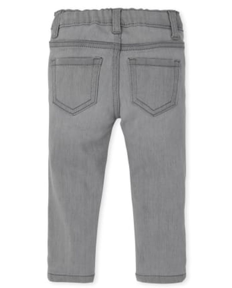 The Children s Place Baby And Toddler Girls Knit Twill Jeggings