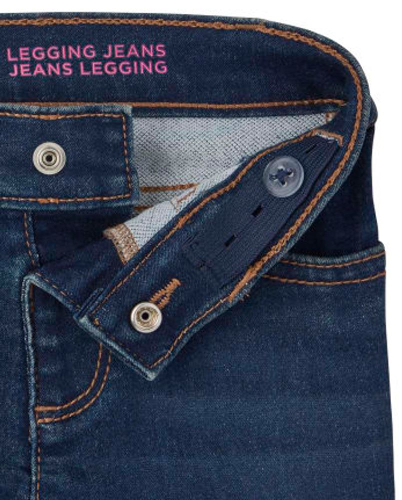 Knit shop denim jeggings