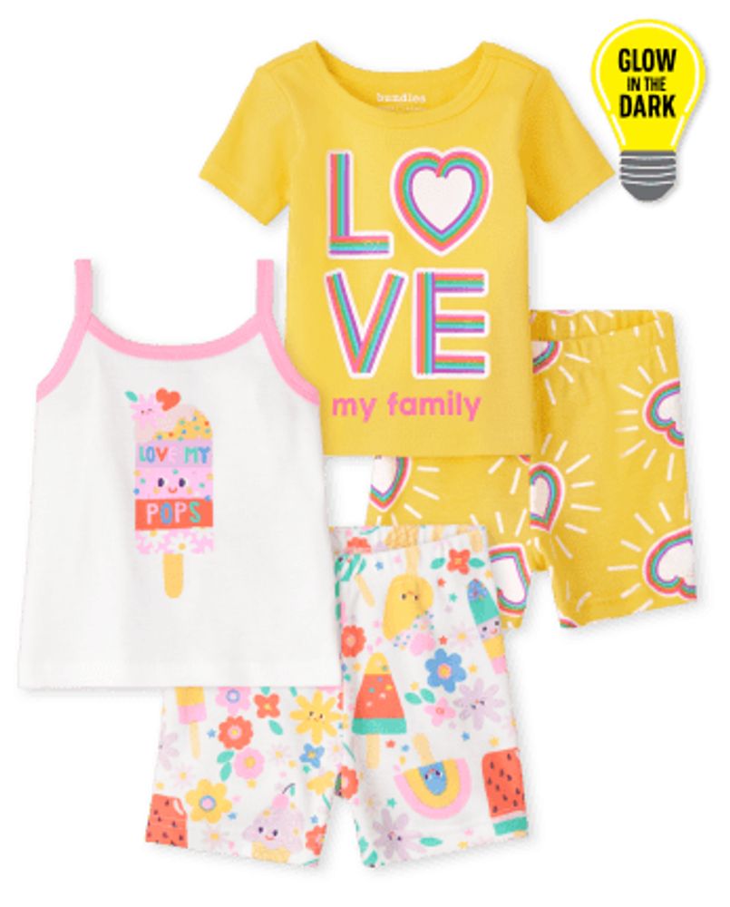 The Children s Place Baby And Toddler Girls Glow Love Popsicle