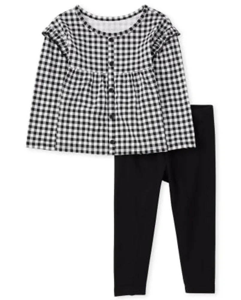 Buffalo plaid deals leggings toddler