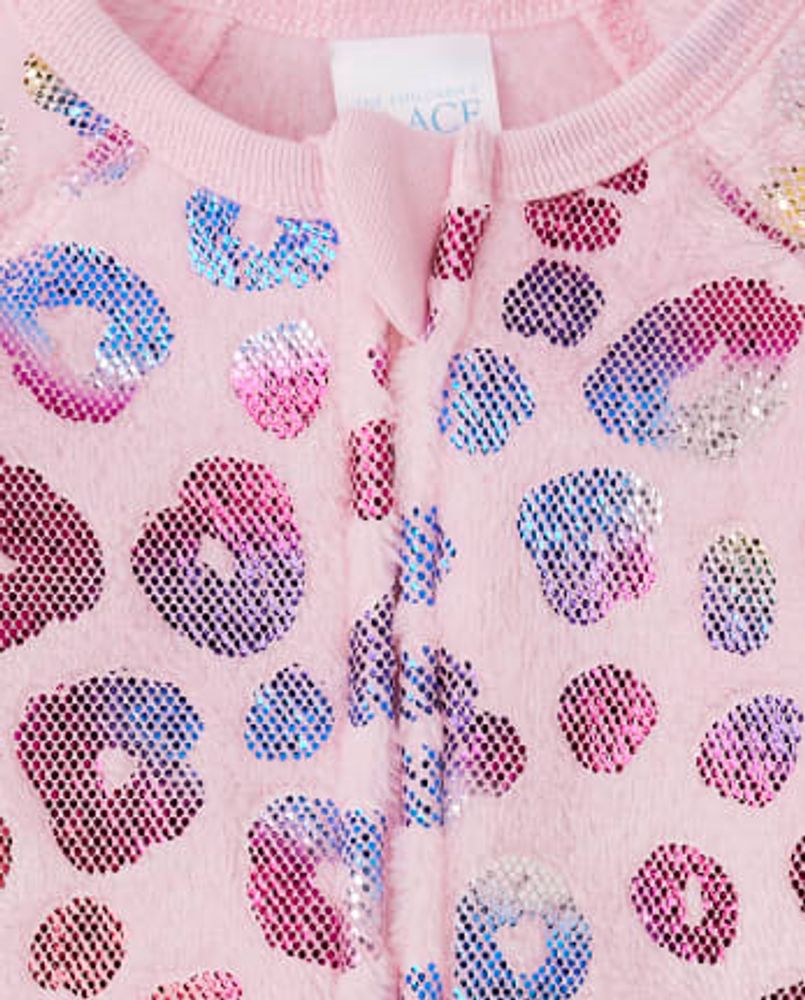 Leopard one on sale piece pajamas