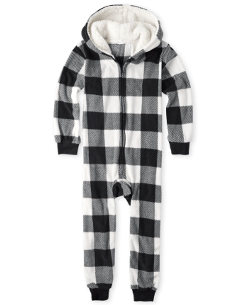 Kids buffalo plaid onesie on sale