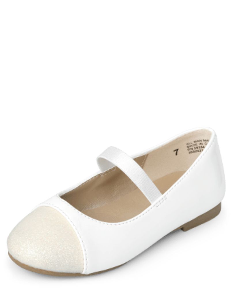 The Children s Place Toddler Girls Glitter Ballet Flat