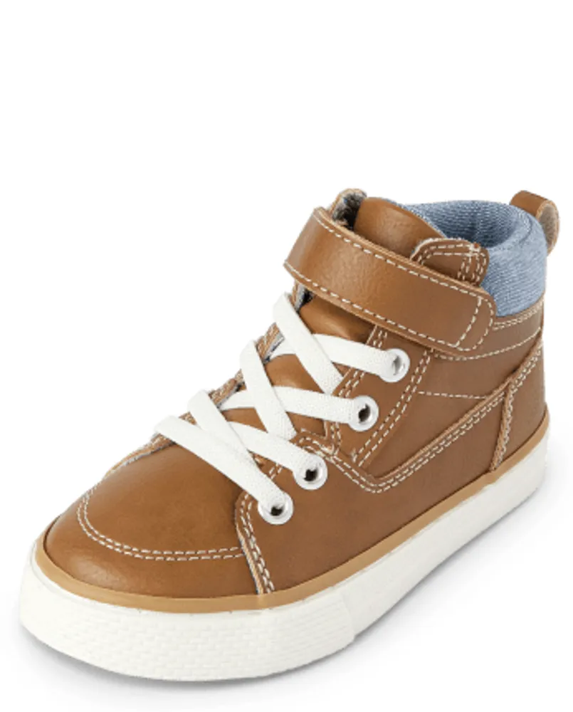 The Children s Place Toddler Boys Lace Up Hi Top Boots