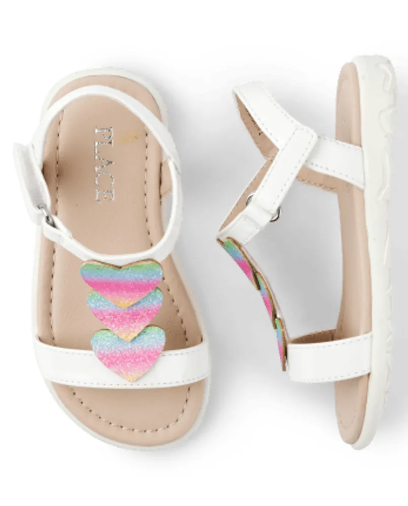 Children's place rainbow sandals hot sale