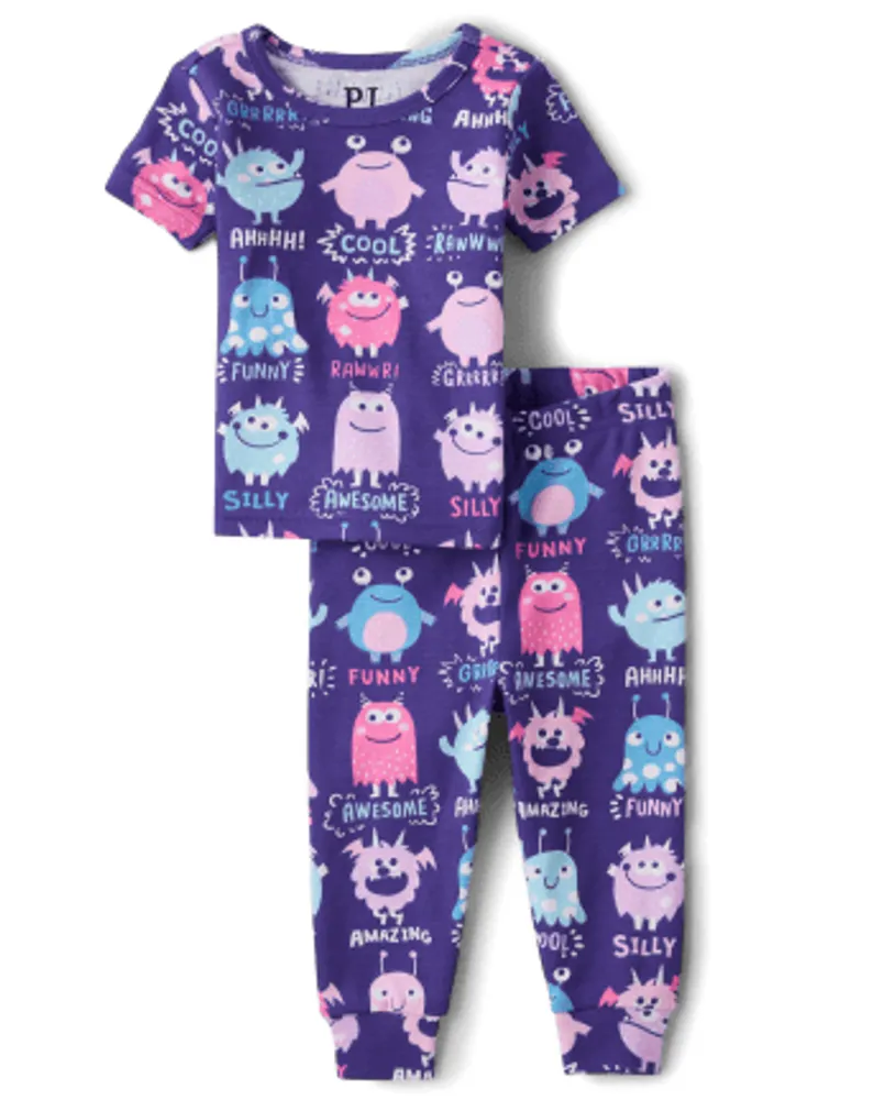 Monster hot sale pajamas toddlers