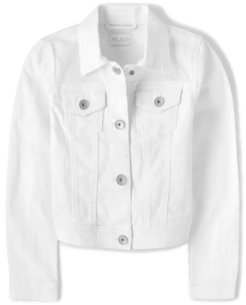 Children's place online blue jean jacket