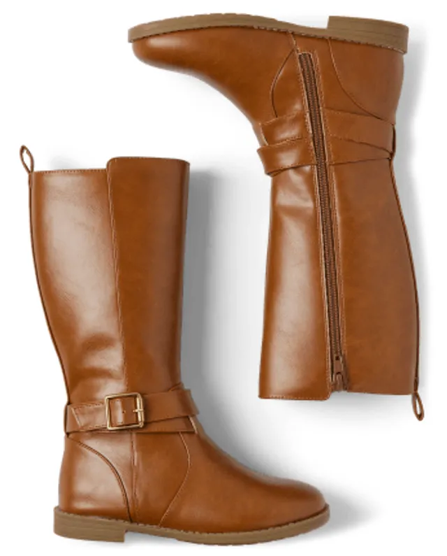 The Children s Place Girls Buckle Tall Boots CoolSprings Galleria